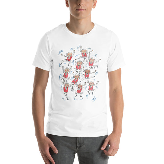 Ten Lords a Leaping Unisex t-shirt