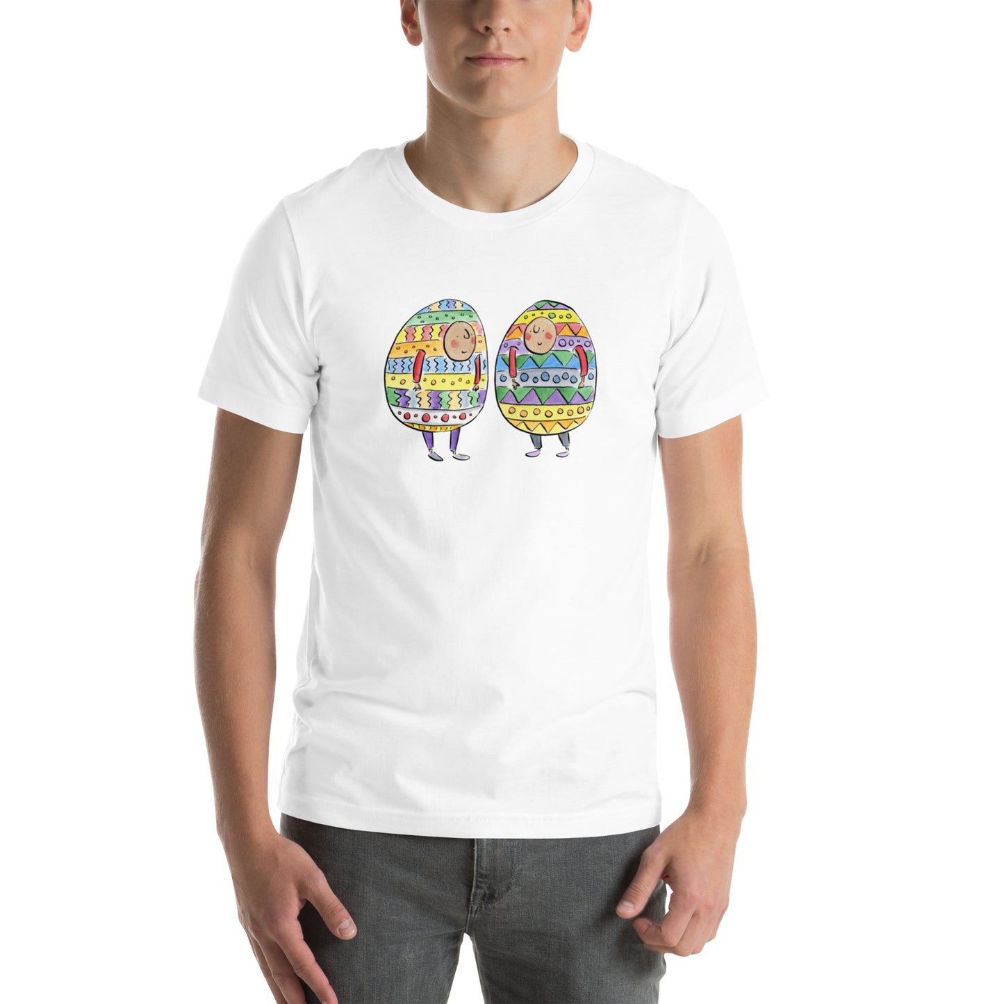 Easter Eggs Illustration by Rosie Brooks Unisex t-shirt