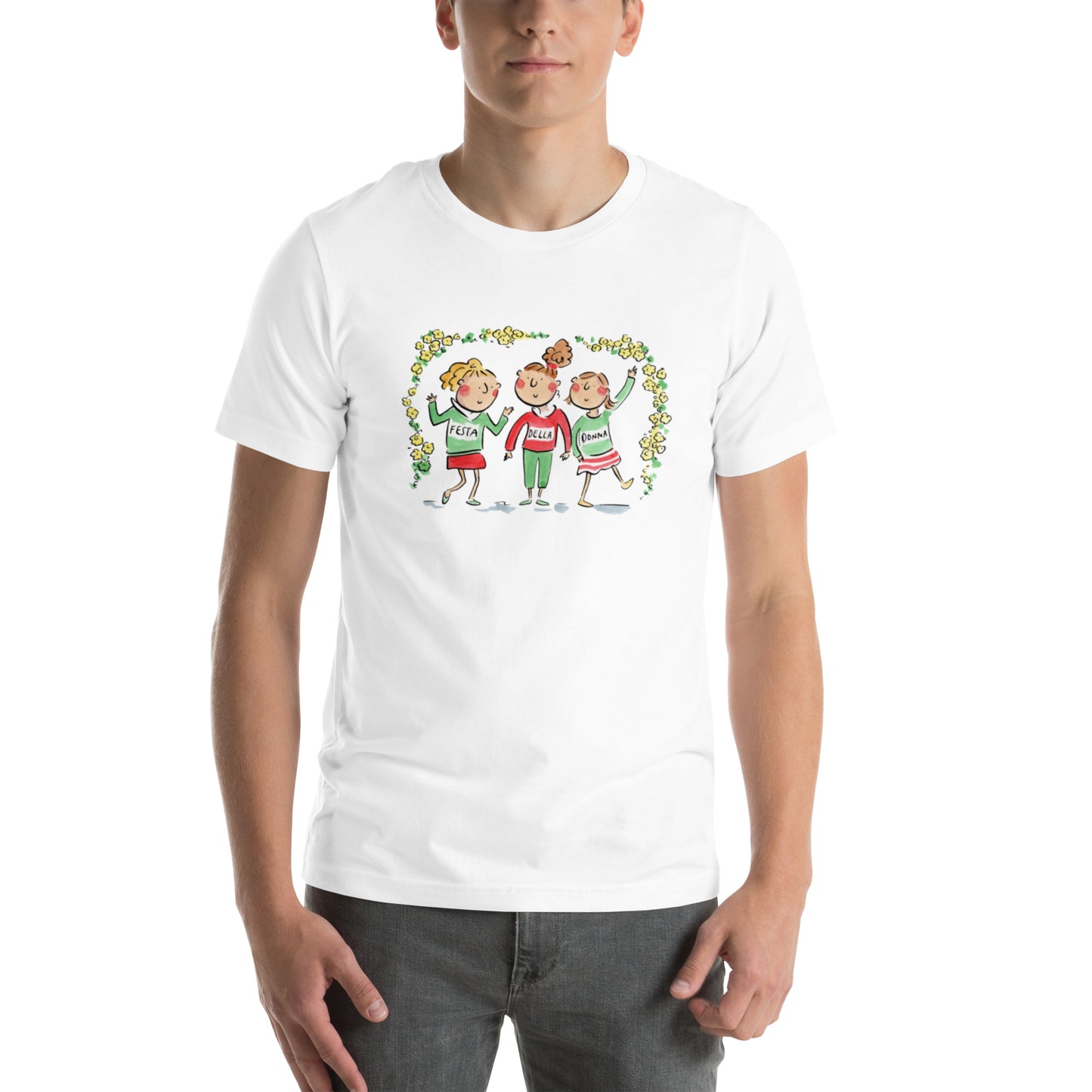 Festa Della Donna Illustration by Rosie Brooks Unisex t-shirt