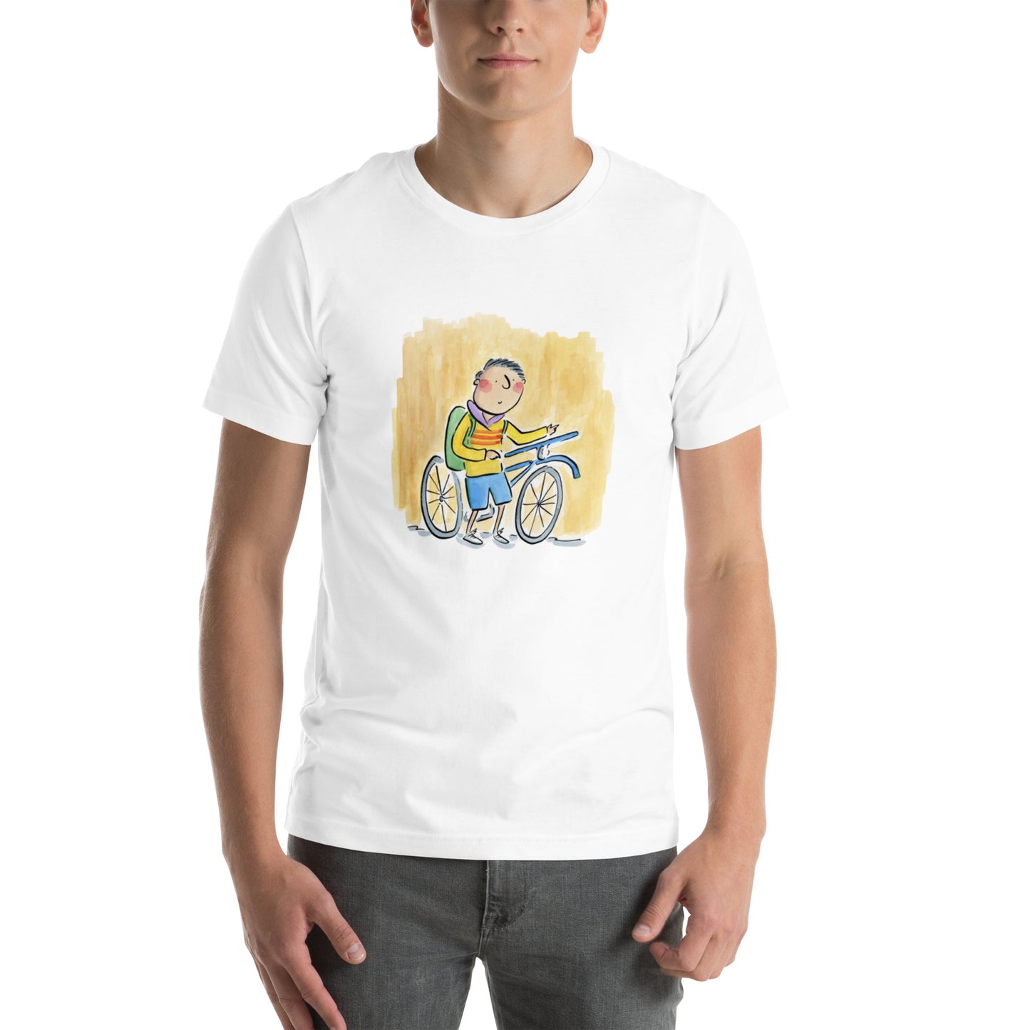 Bike Illustration by Rosie Brooks Unisex t-shirt