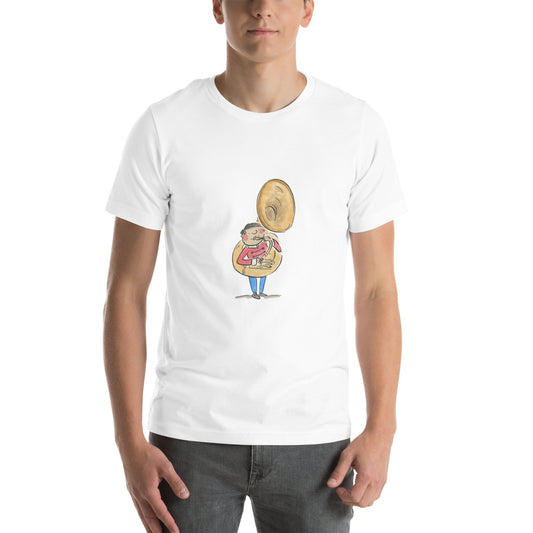 Sousaphone Illustration by Rosie Brooks Unisex t-shirt