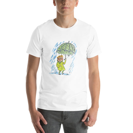 Music Umbrella Illustration by Rosie Brooks Unisex t-shirt