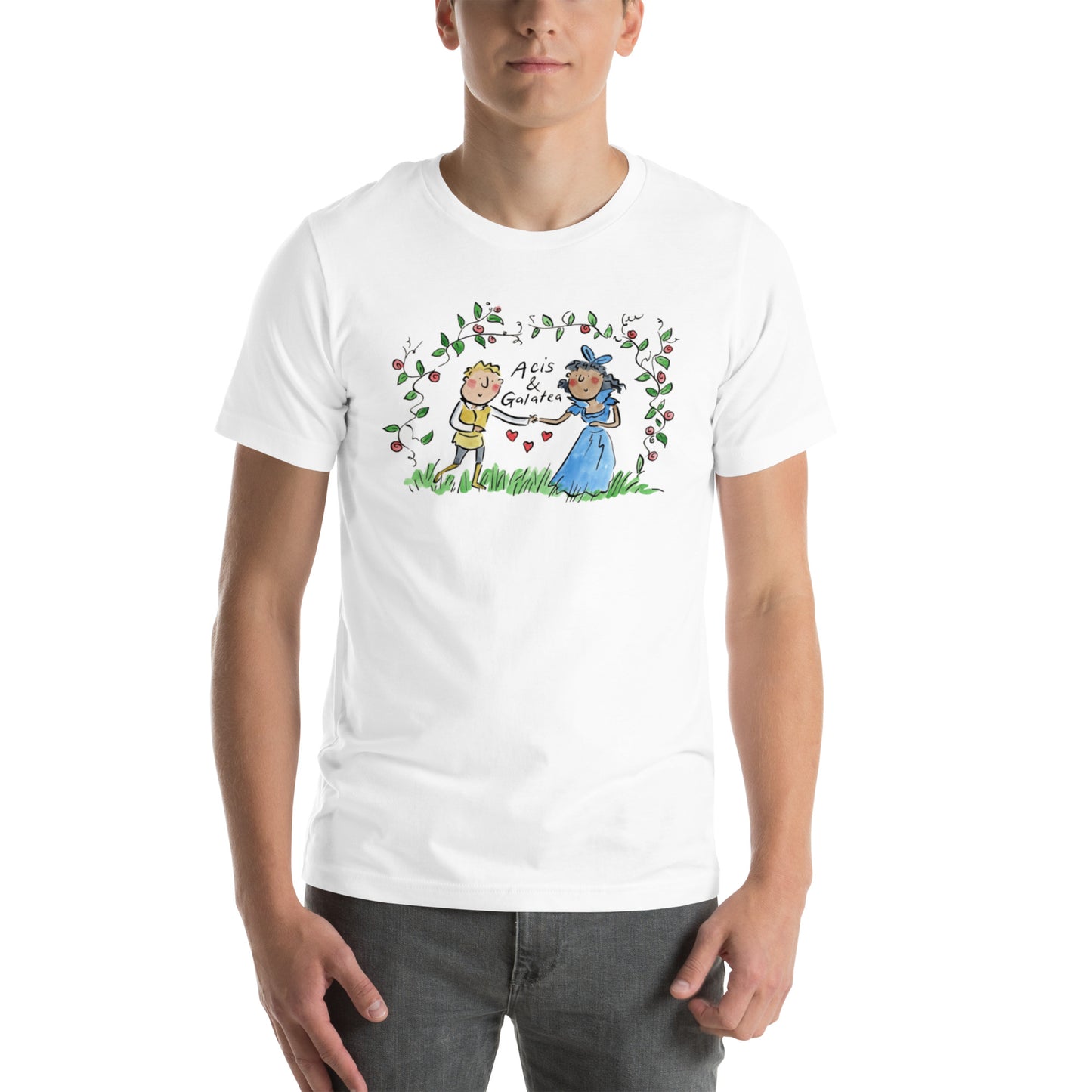 Acis and Galatea Illustration by Rosie Brooks Unisex t-shirt