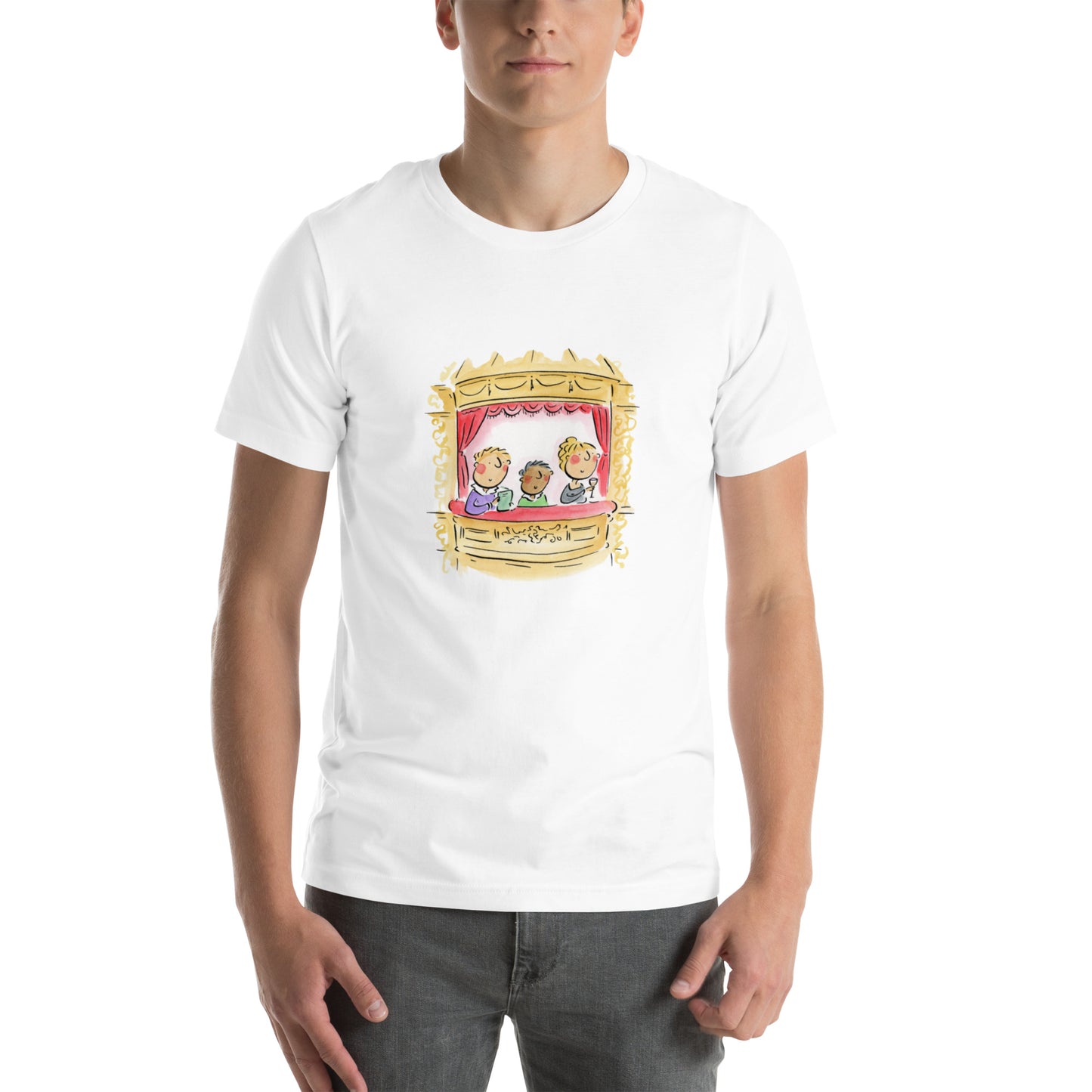 At the Opera Illustration by Rosie Brooks Unisex t-shirt