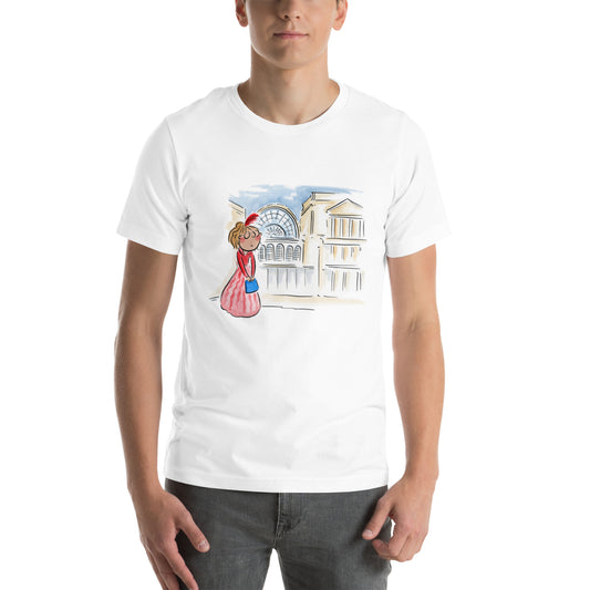 Off to the Opera Illustration by Rosie Brooks Unisex t-shirt