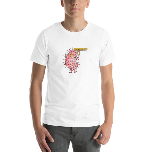 Bacteriologist Illustration by Rosie Brooks  Unisex t-shirt