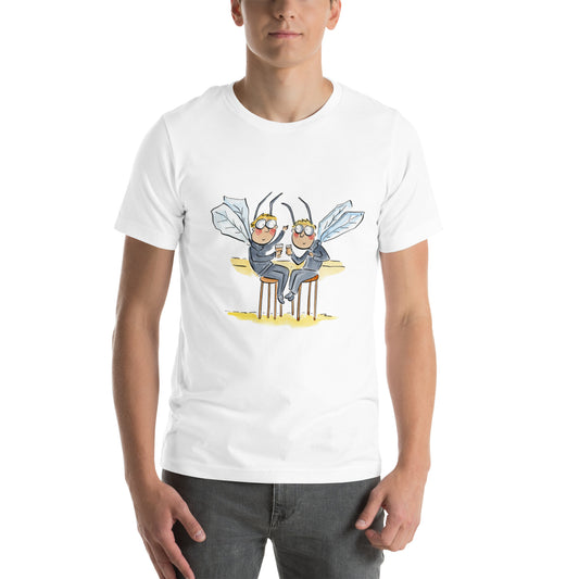 Barflies Illustration by Rosie Brooks Unisex t-shirt