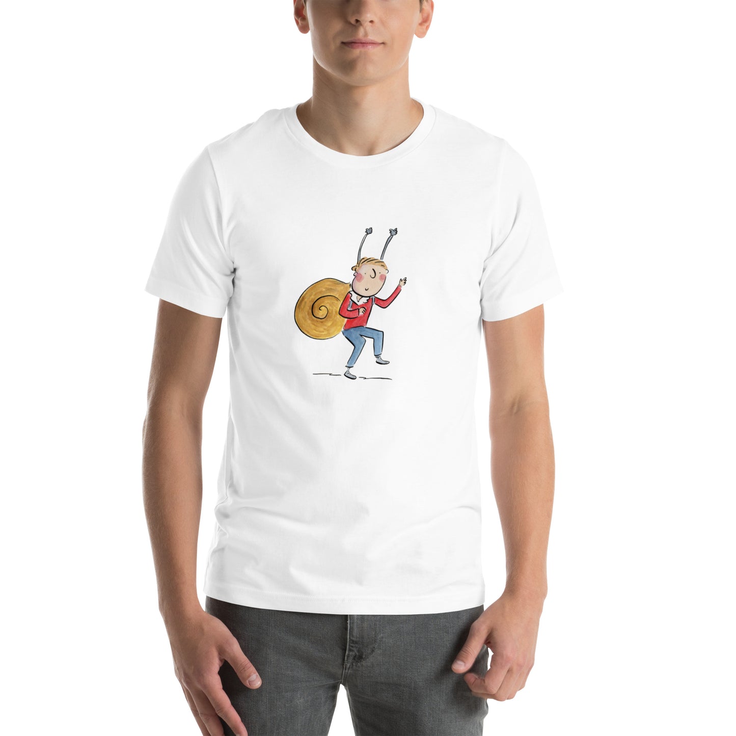 Snail Illustrations by Rosie Brooks Unisex t-shirt