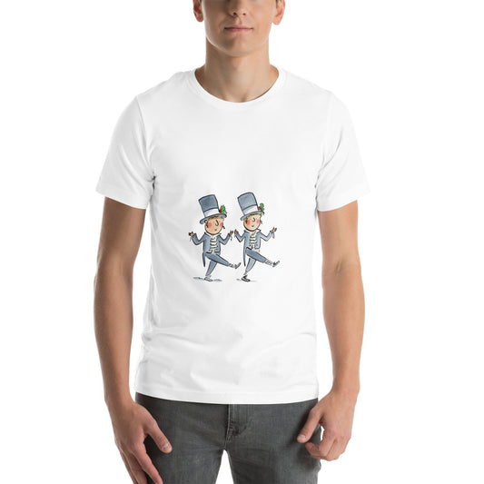 Christmas Chaps Illustration by Rosie Brooks Unisex t-shirt