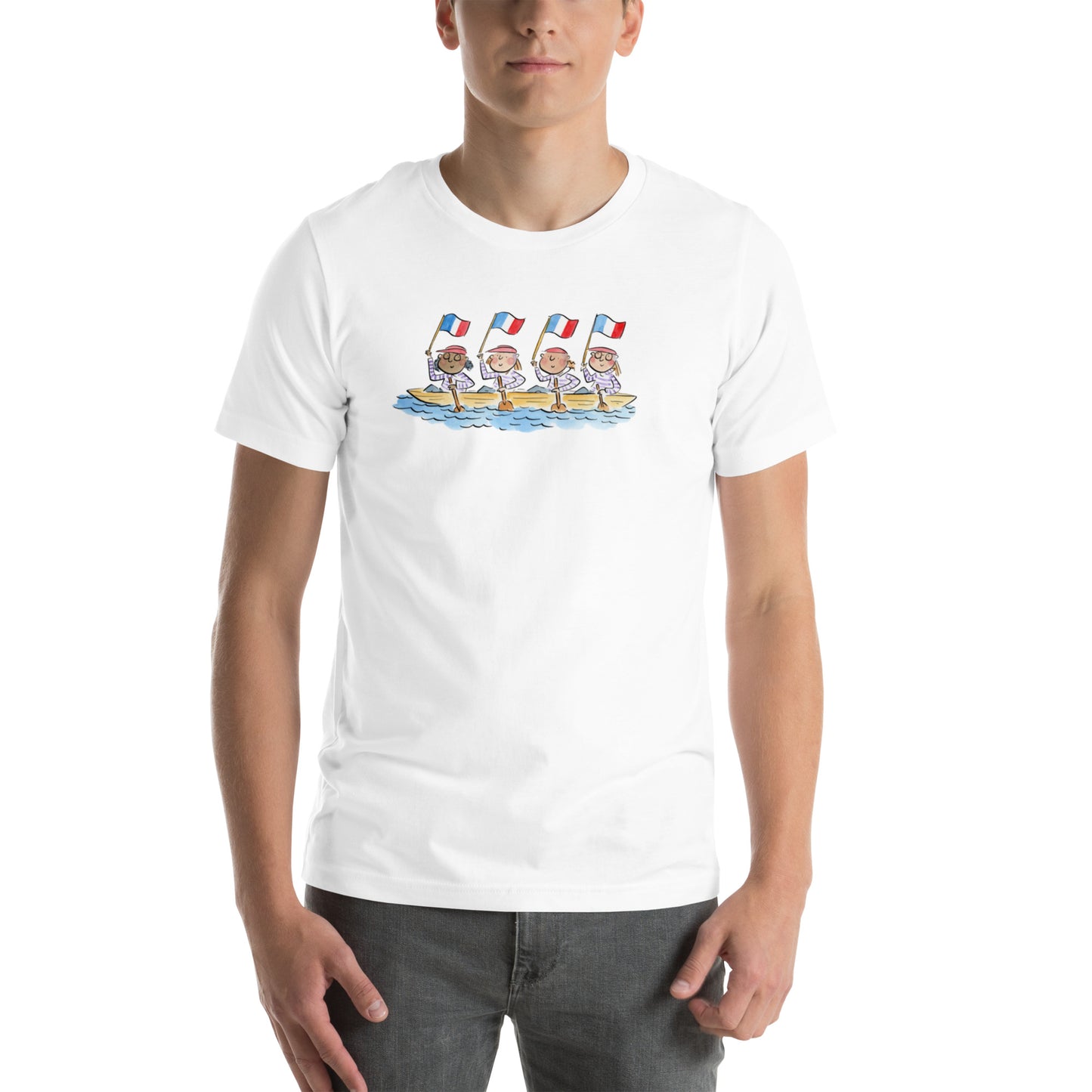 French Flag Rowers Unisex t-shirt