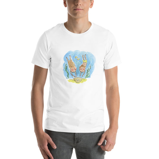 Pearl Anniversary Illustration by Rosie Brooks Unisex t-shirt