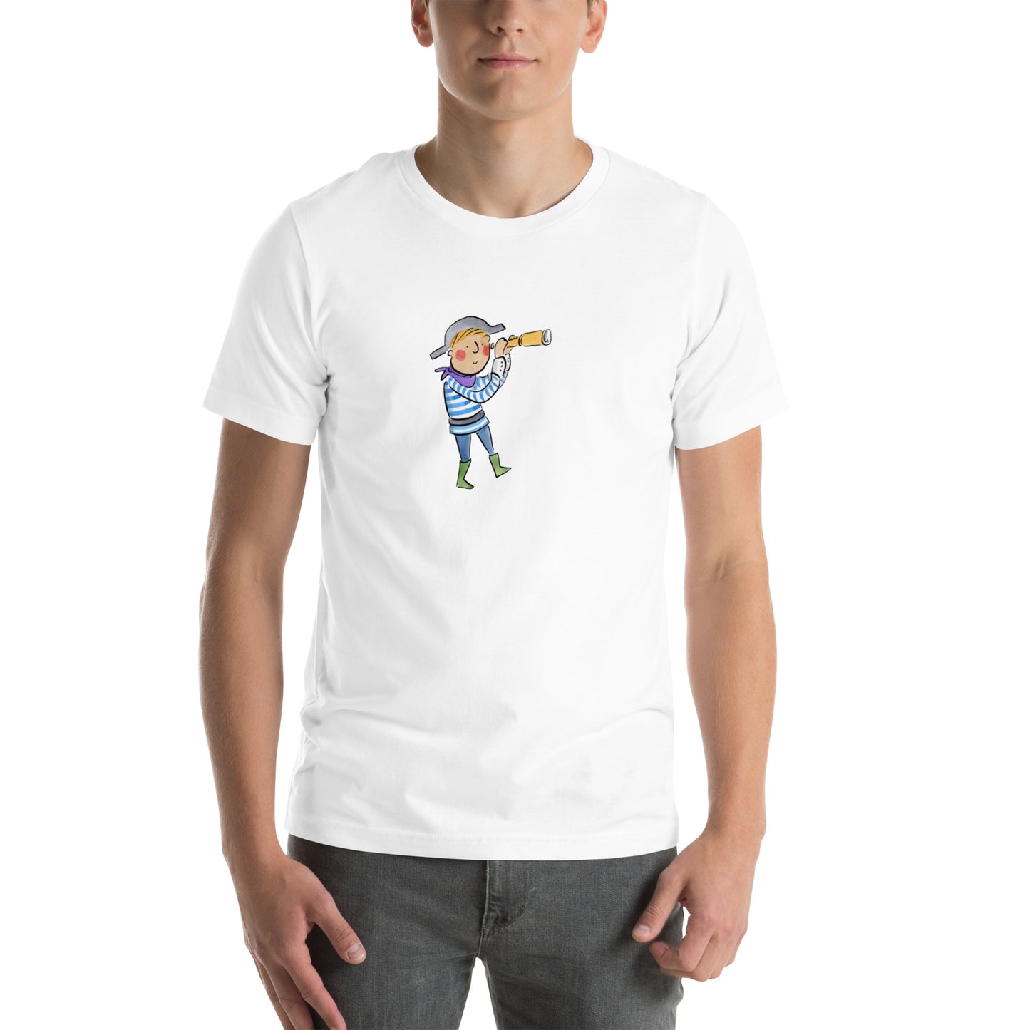 Pirate Illustration by Rosie Brooks Unisex t-shirt