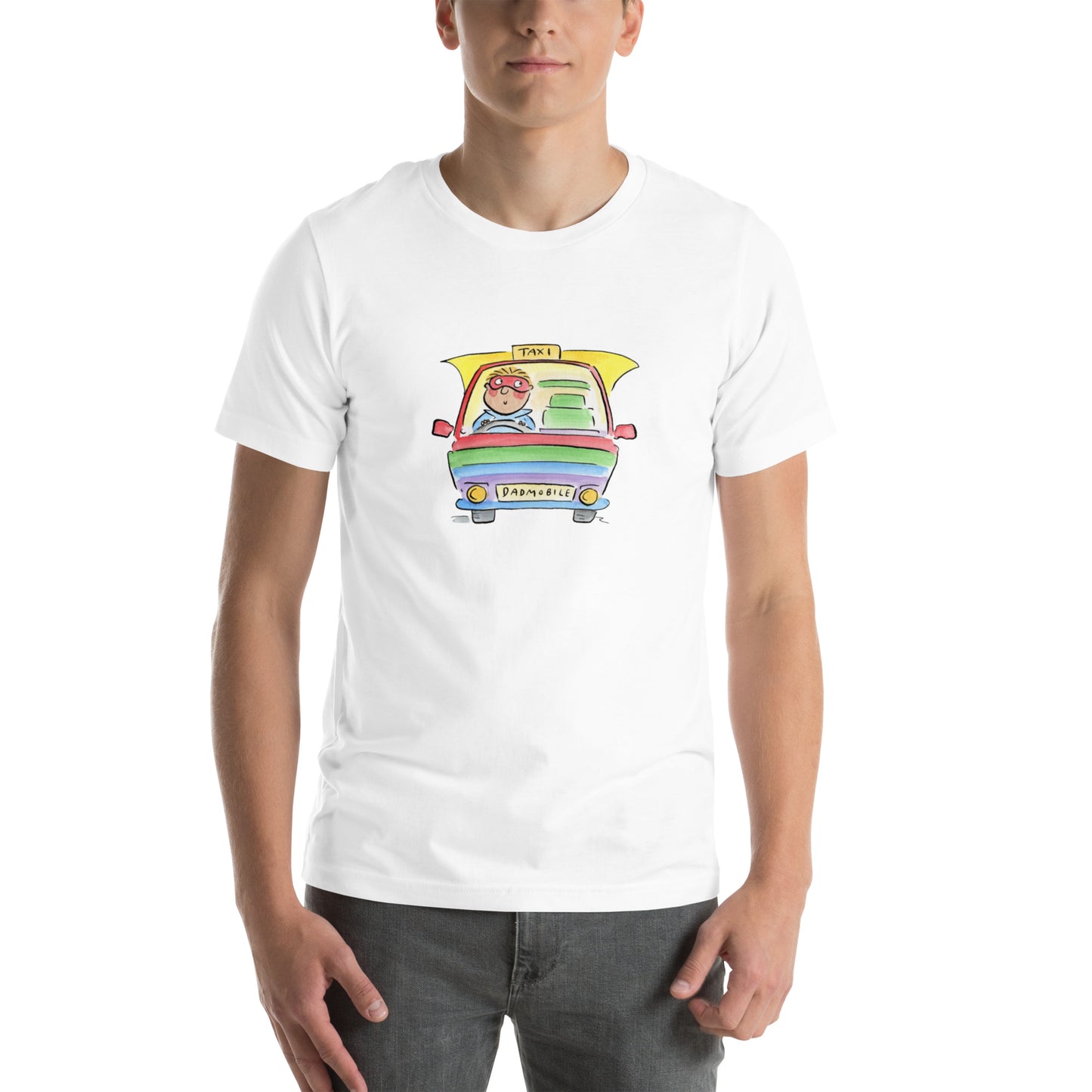 Dadmobile Illustration by Rosie Brooks Unisex t-shirt