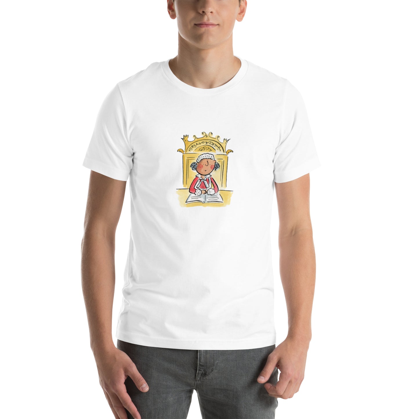 Judge Illustration by Rosie Brooks Unisex t-shirt