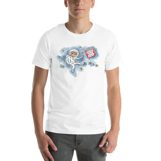 Outer Space Act 1986 Illustration by Rosie Brooks Unisex t-shirt