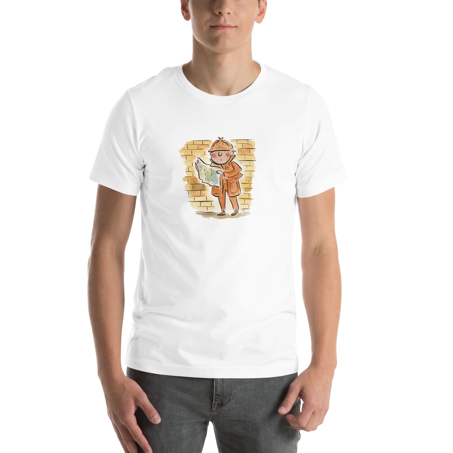 Detective Illustration by Rosie Brooks Unisex t-shirt