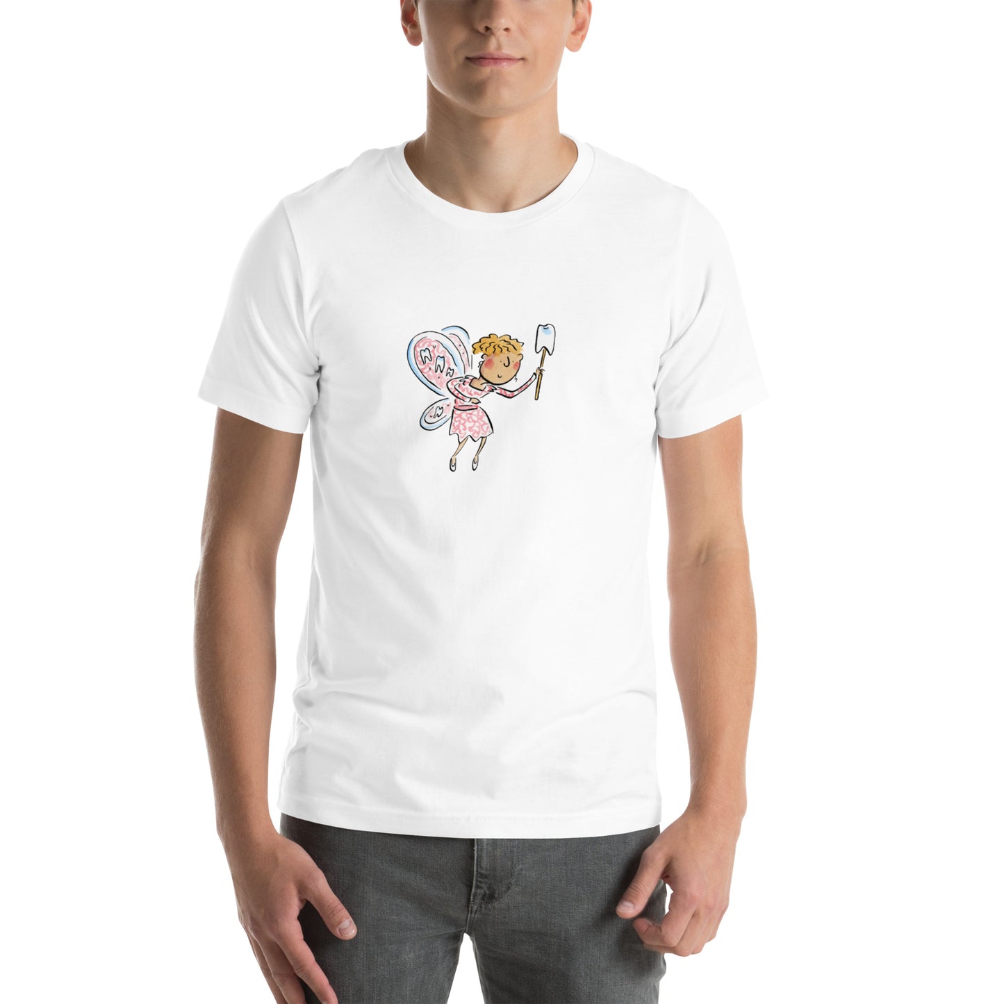 Tooth Fairy Illustration by Rosie Brooks Unisex t-shirt