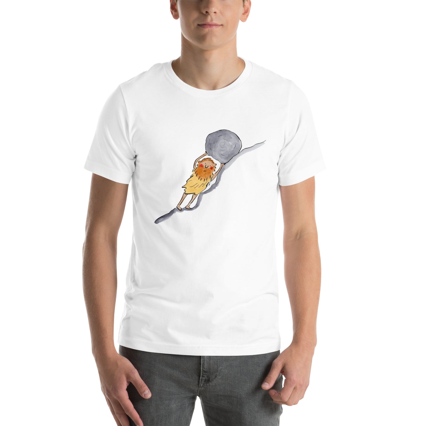 Sisyphus Illustration by Rosie Brooks Unisex t-shirt