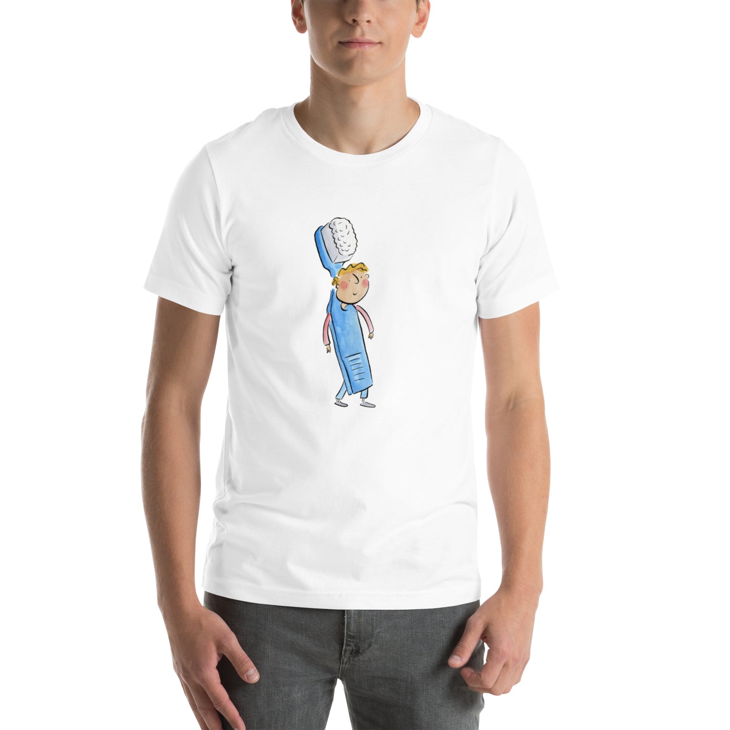 Blue Toothbrush Unisex t-shirt