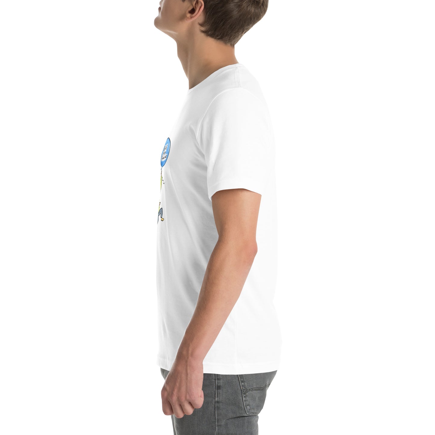 Blue Sky Thinking Illustration by Rosie Brooks Unisex t-shirt