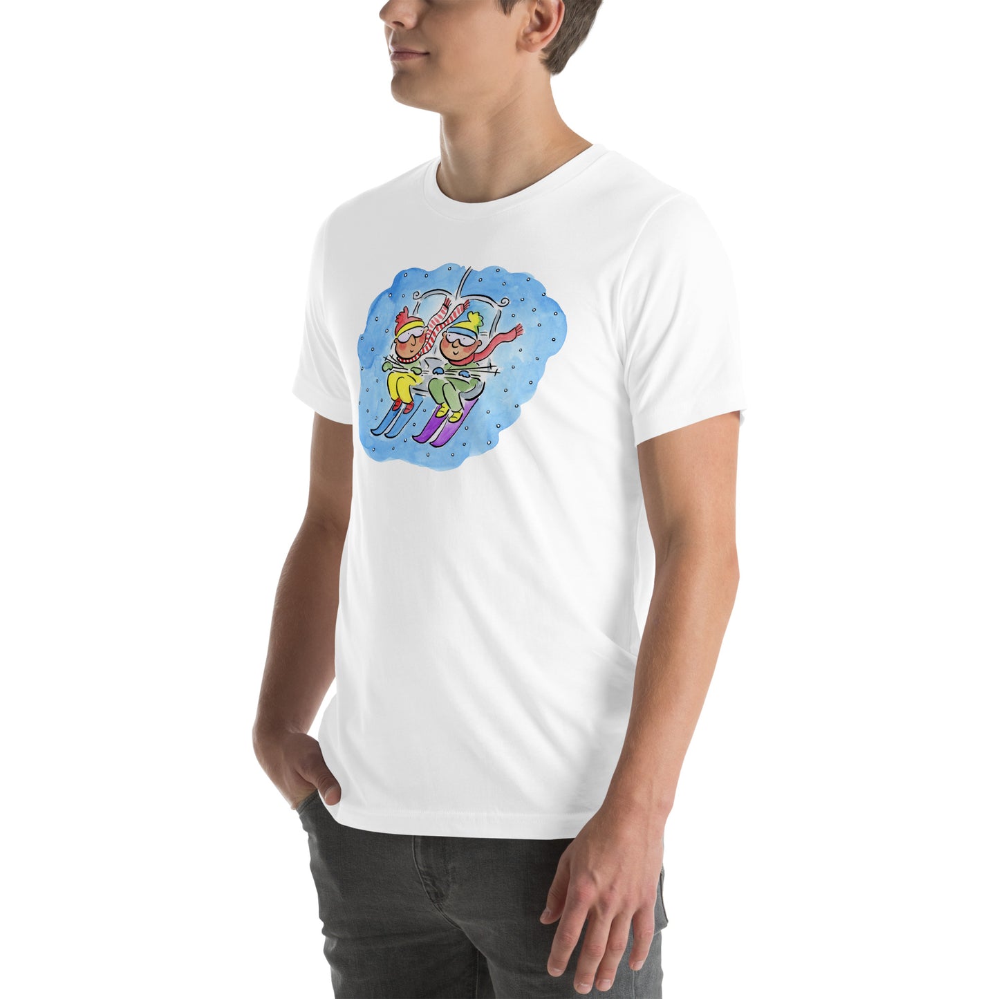 Ski Lift Unisex t-shirt