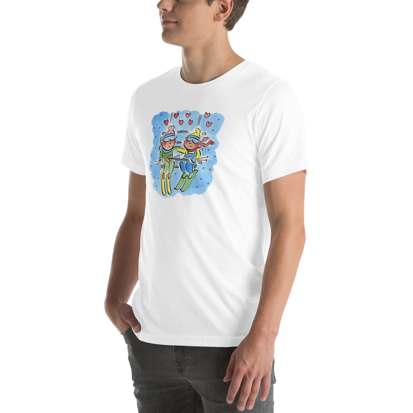 Ski Lovers Unisex t-shirt