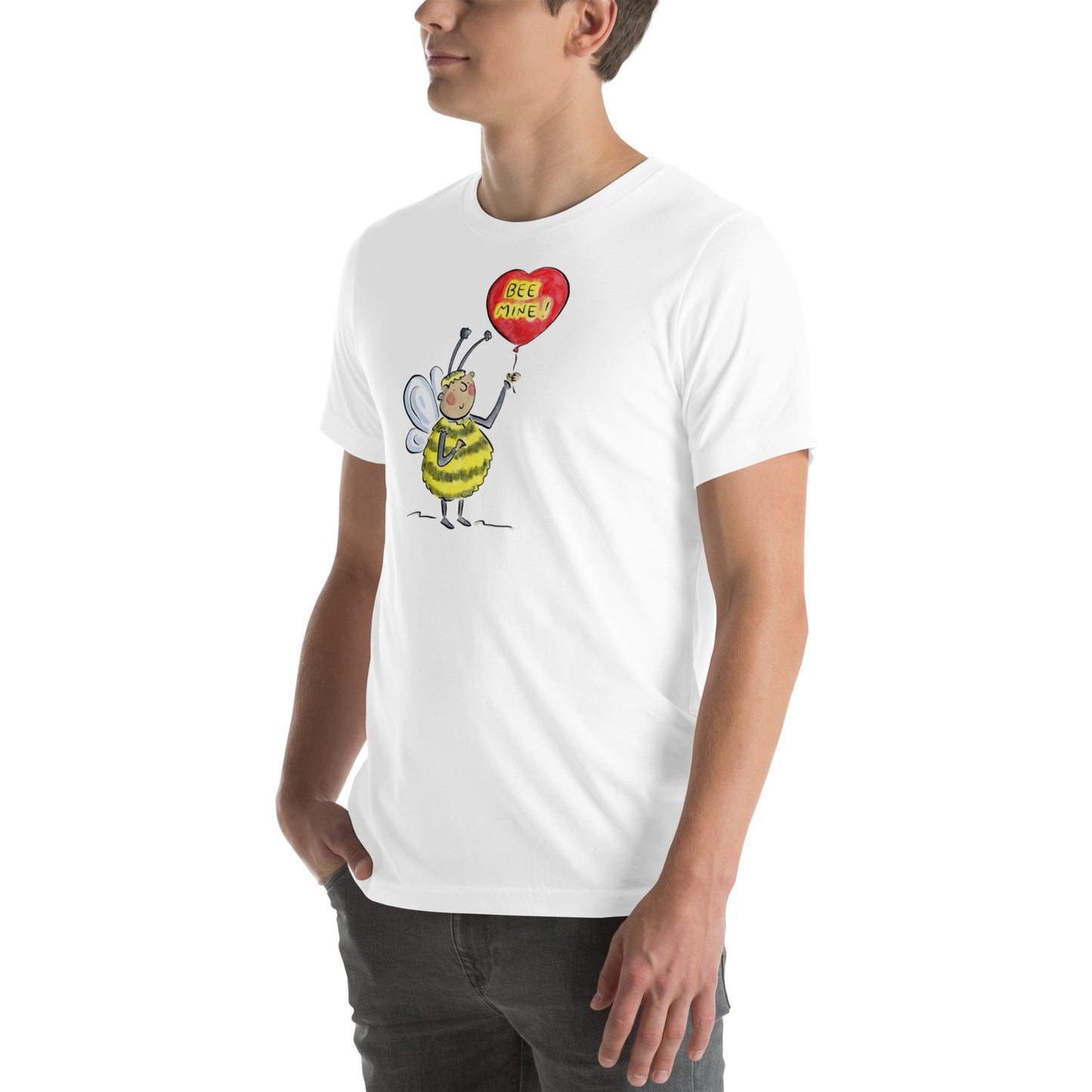 Bee Mine Illustration by Rosie Brooks Unisex t-shirt