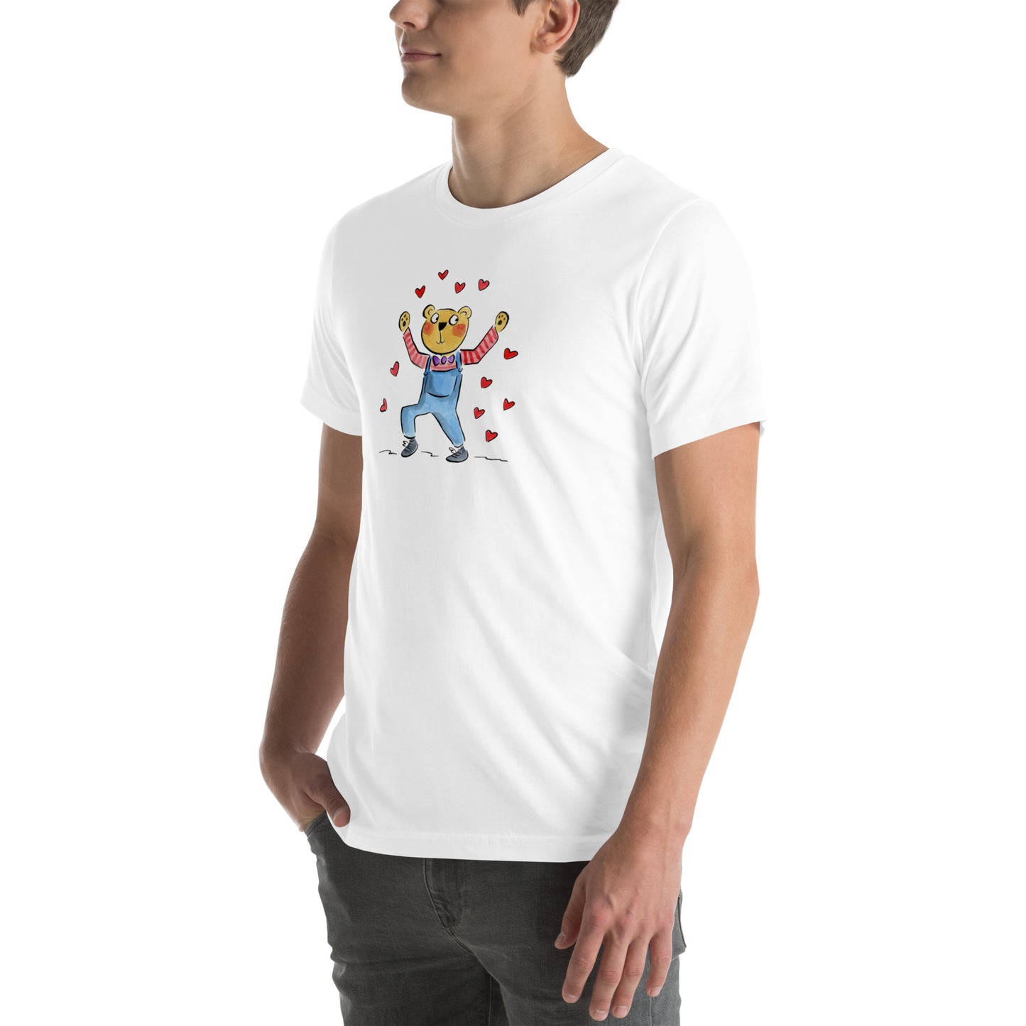 Teddy Bear Illustration by Rosie Brooks Unisex t-shirt