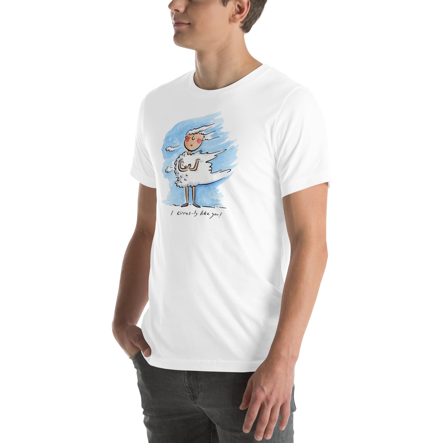 I cirrus-ly like you Illustration by Rosie Brooks Unisex t-shirt