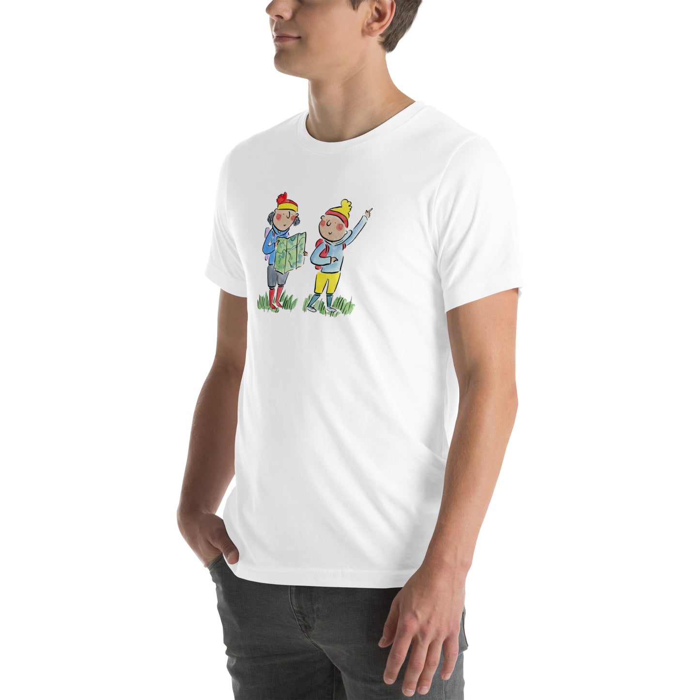 Country Walk Illustration by Rosie Brooks Unisex t-shirt