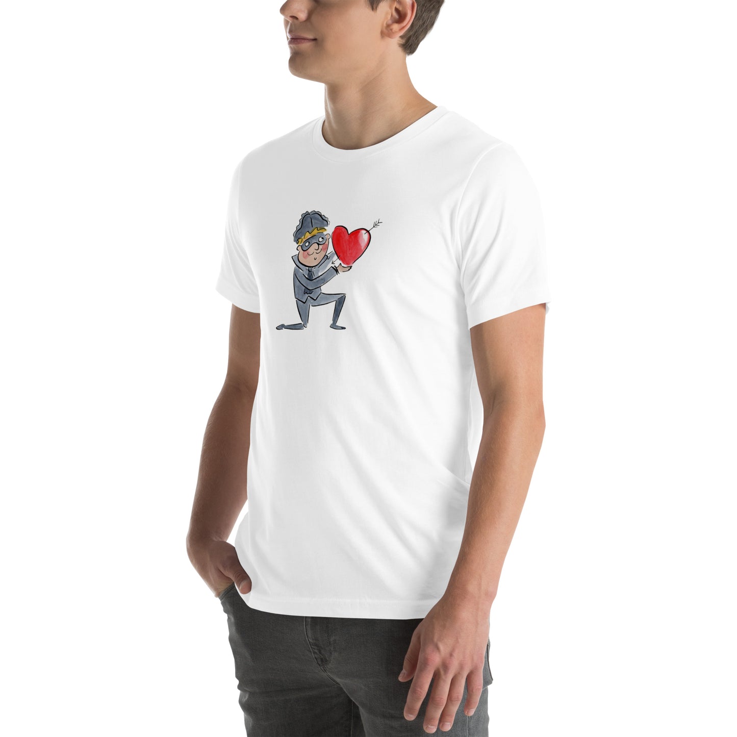 Don Giovanni Valentine Illustration by Rosie Brooks Unisex t-shirt