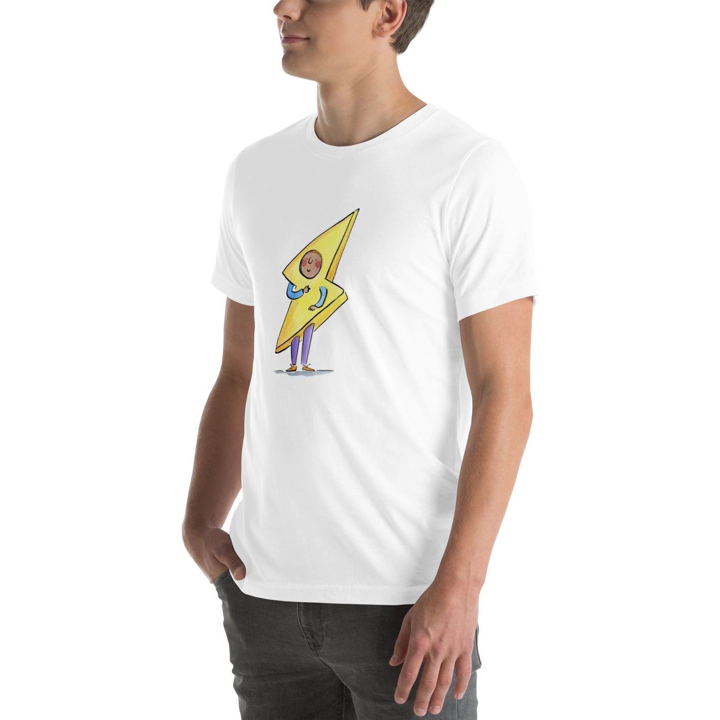 Lightning Illustration by Rosie Brooks Unisex t-shirt