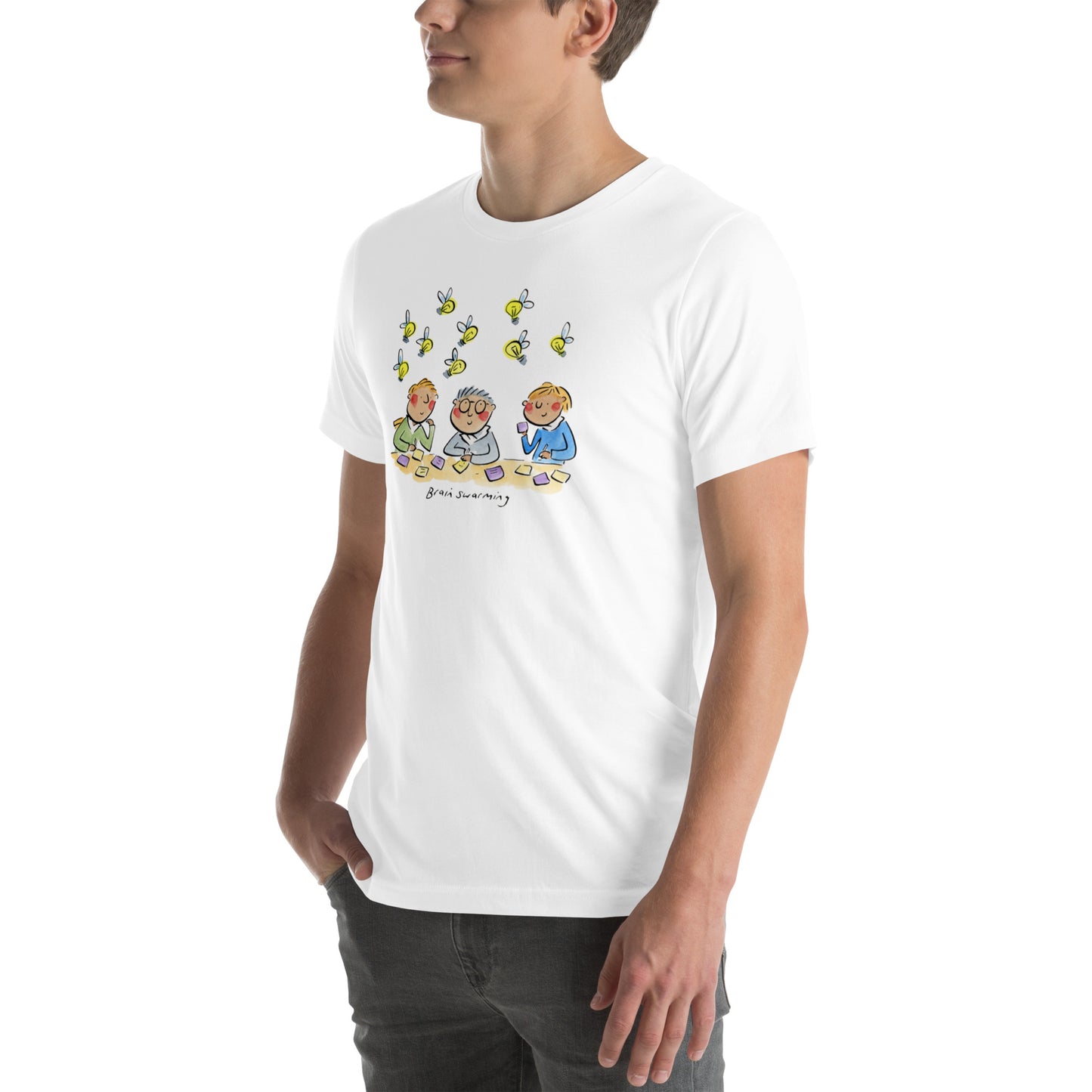 Brainswarming Illustration by Rosie Brooks Unisex t-shirt