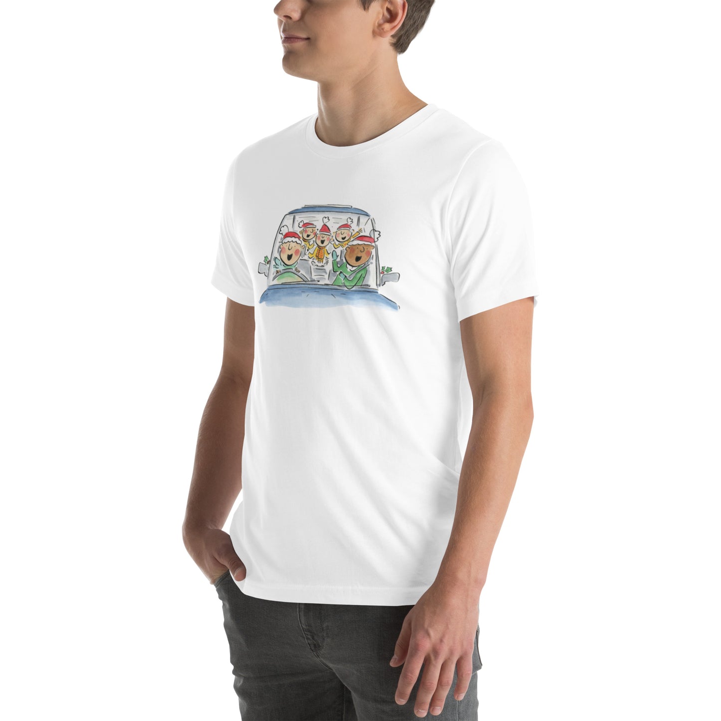 Driving Home for Christmas Unisex t-shirt