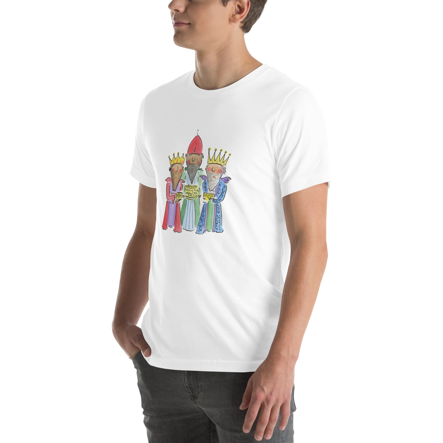 We Three Kings Illustration by Rosie Brooks Unisex t-shirt