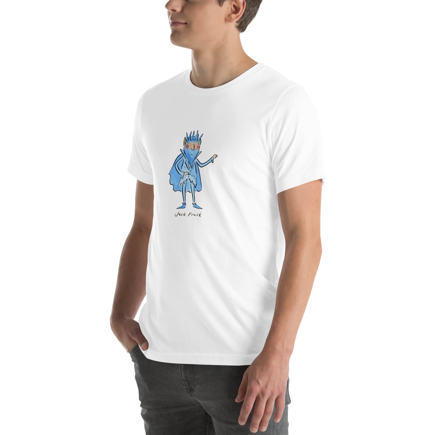 Jack Frost Illustration by Rosie Brooks Unisex t-shirt