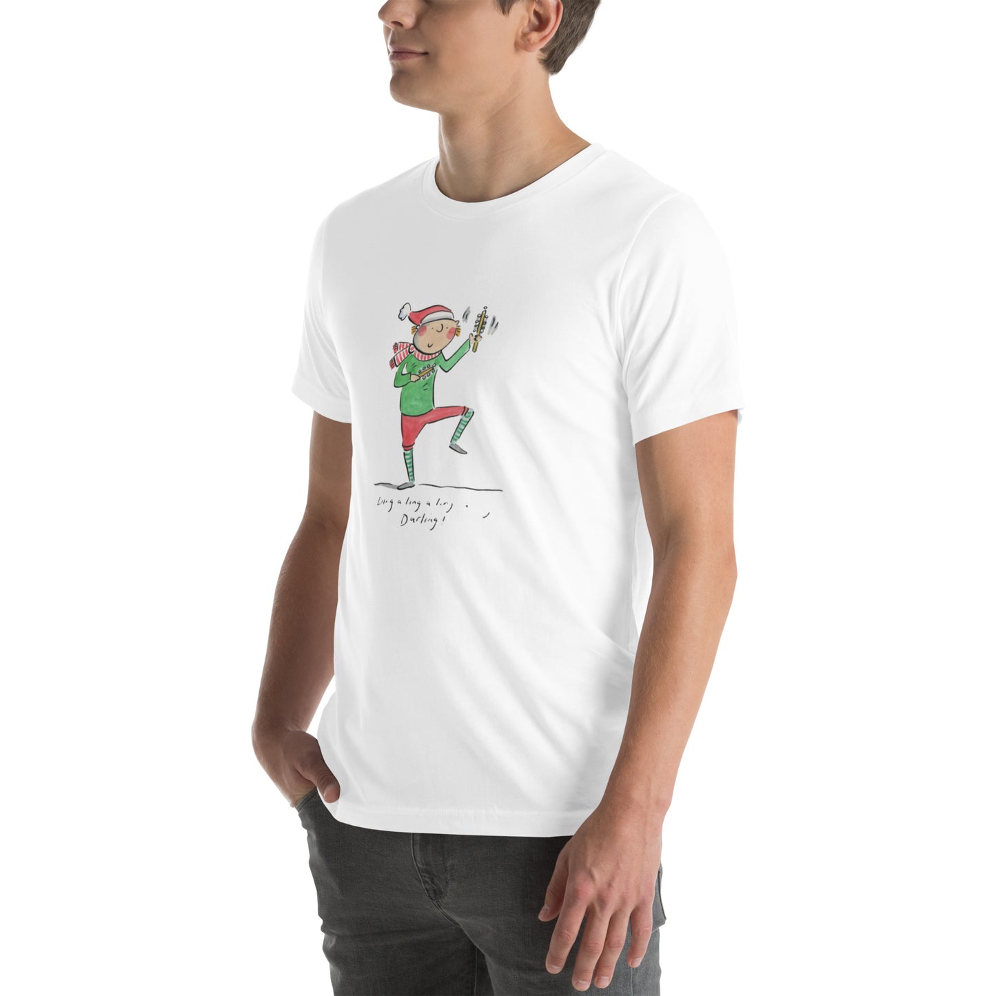 Ding a Ling Illustration by Rosie Brooks Unisex t-shirt