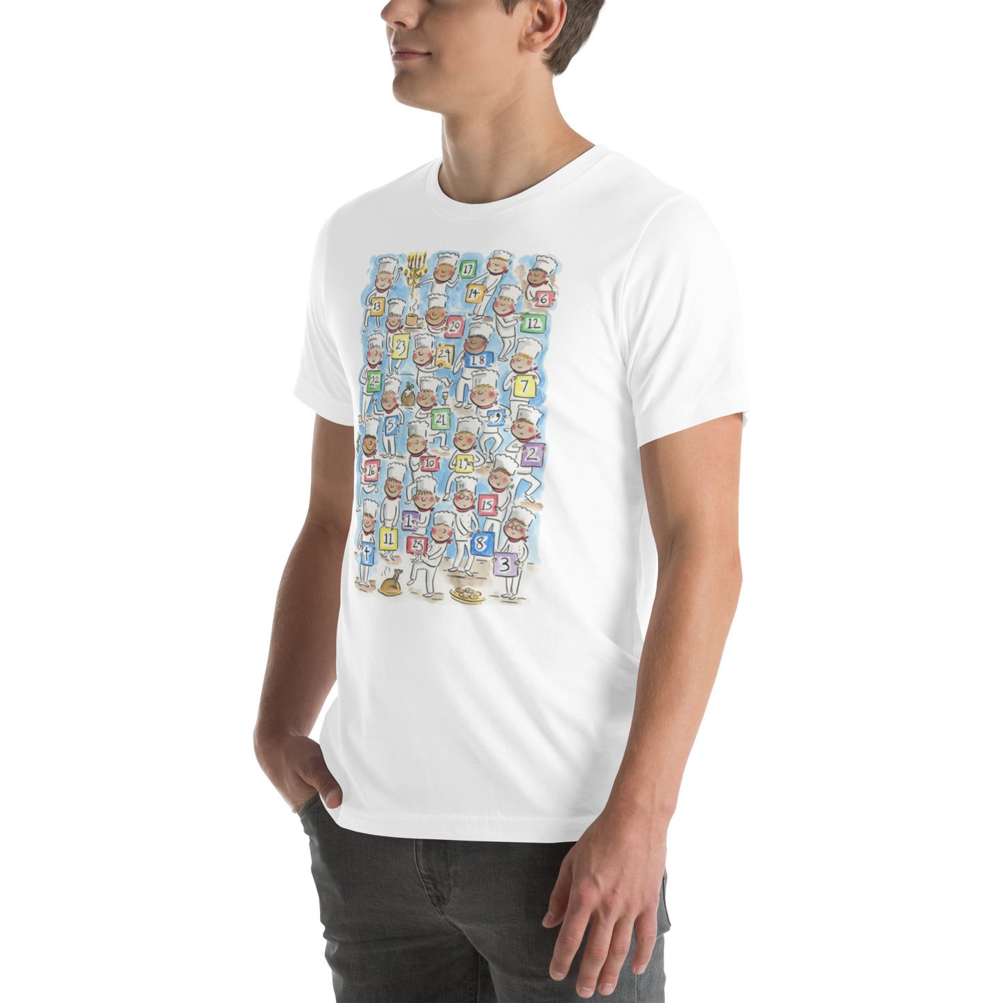 Chef's Advent Calendar Unisex t-shirt