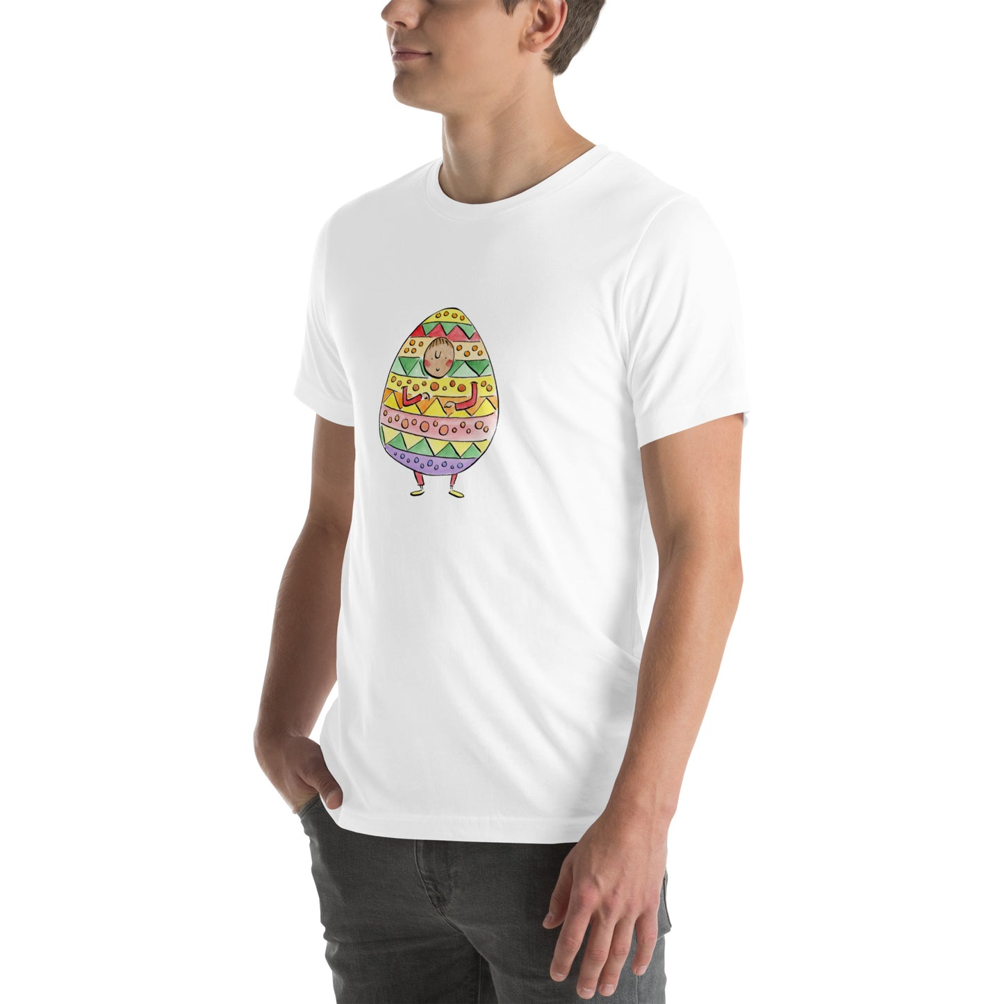 Easter Egg Illustration by Rosie Brooks Unisex t-shirt