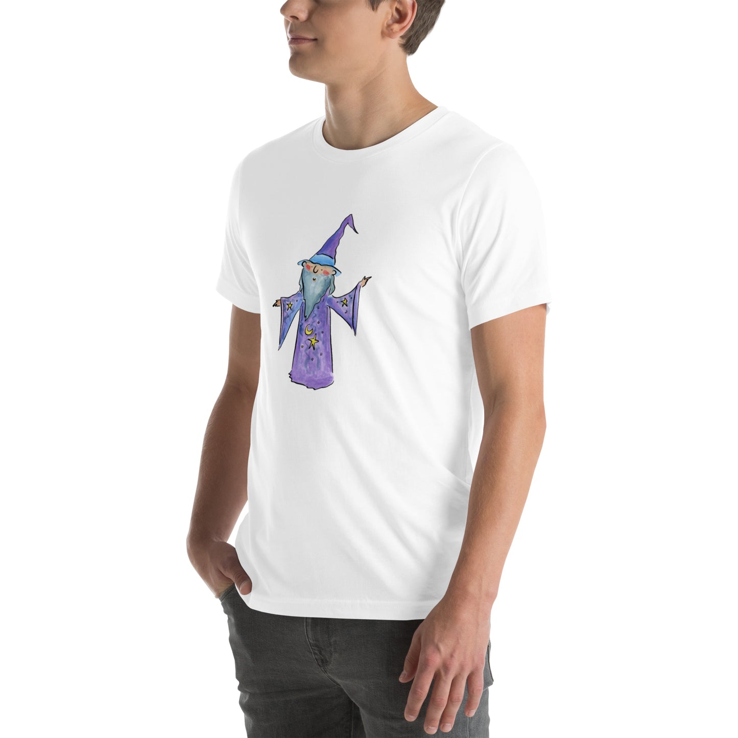 Wizard Illustration by Rosie Brooks Unisex t-shirt