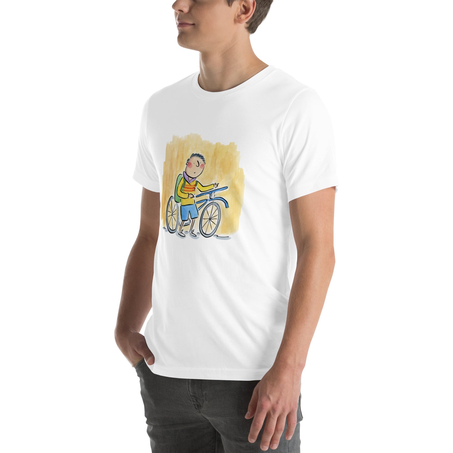 Bike Illustration by Rosie Brooks Unisex t-shirt