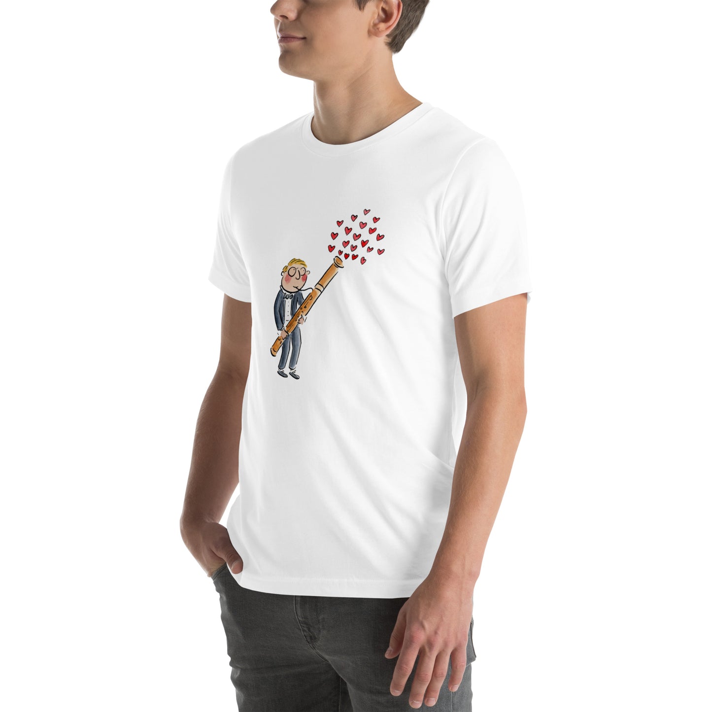 Bassoon  Illustration by Rosie Brooks Unisex t-shirt