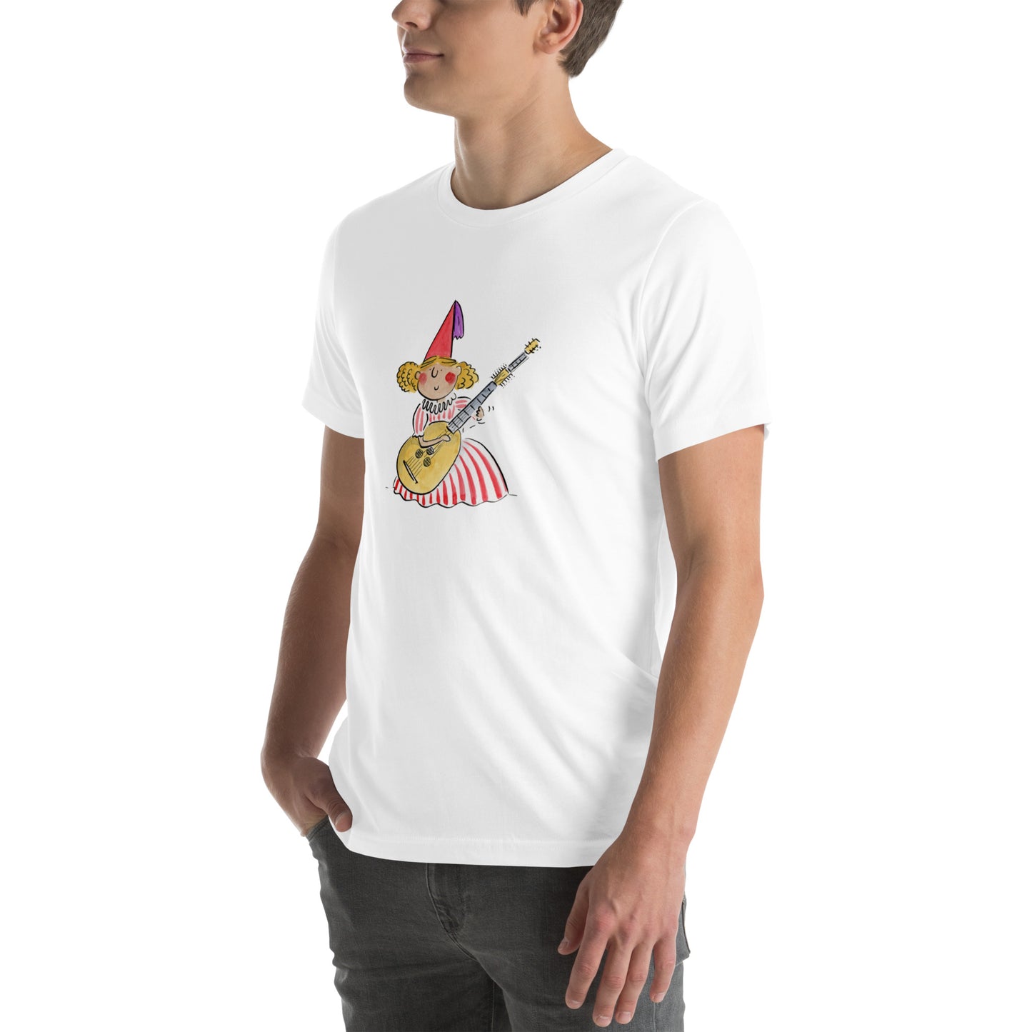 Theorbo Illustration by Rosie Brooks Unisex t-shirt