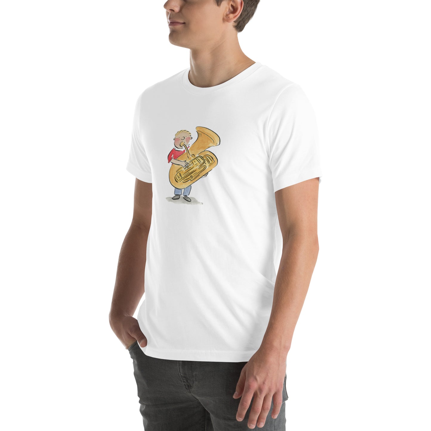 Euphonium Illustration by Rosie Brooks Unisex t-shirt