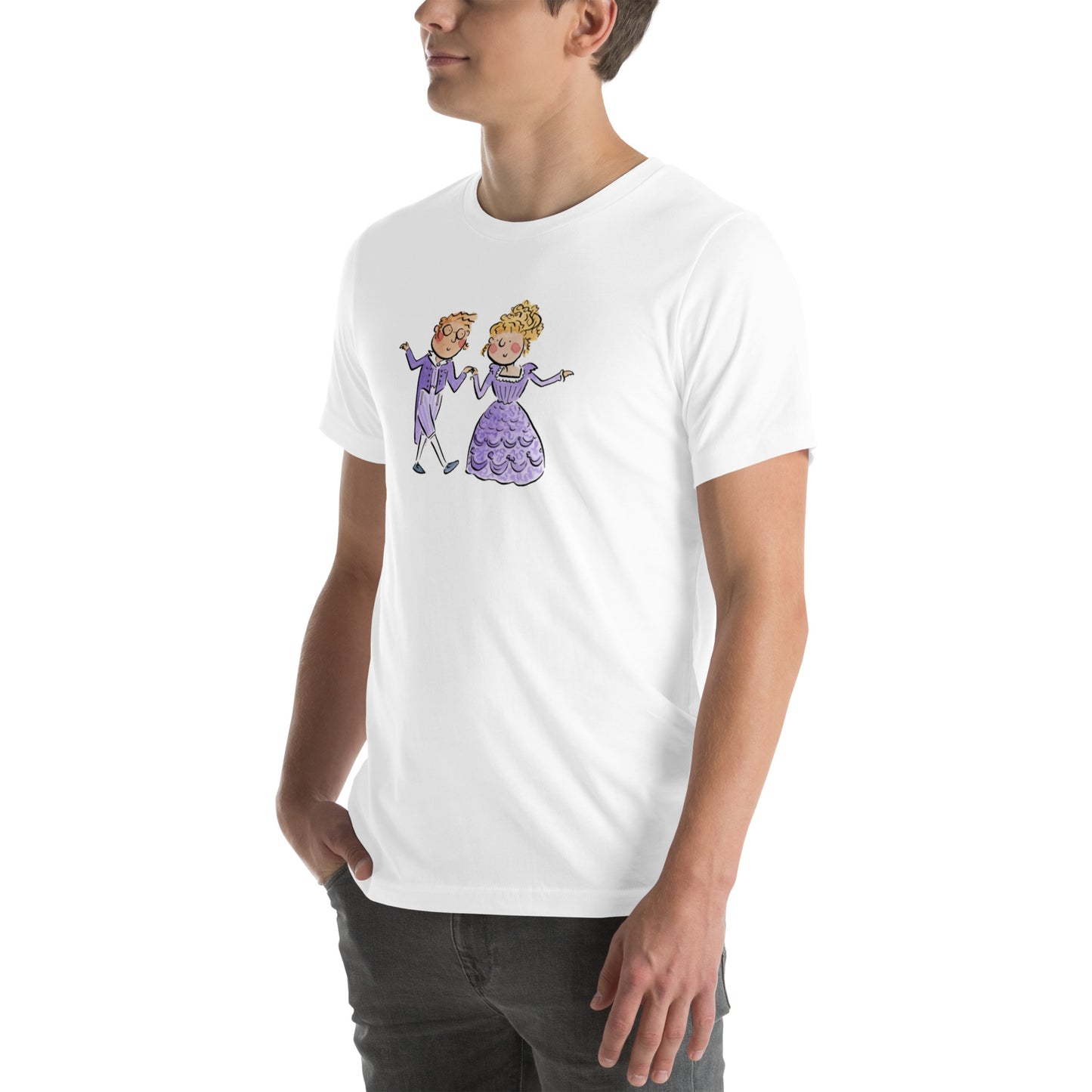 Quadrille Illustration by Rosie Brooks Unisex t-shirt