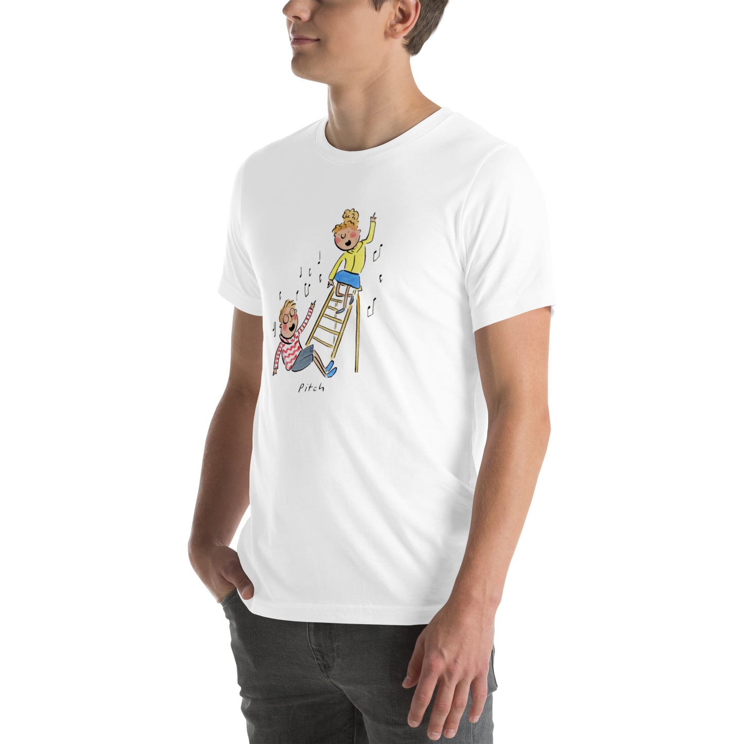 Pitch Illustration by Rosie Brooks Unisex t-shirt