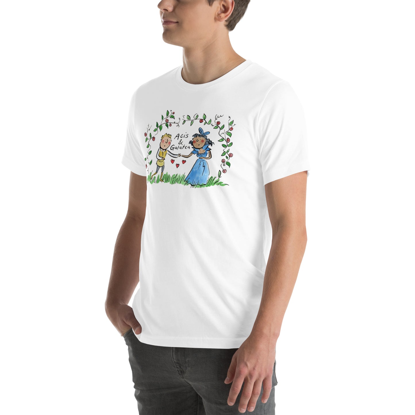 Acis and Galatea Illustration by Rosie Brooks Unisex t-shirt