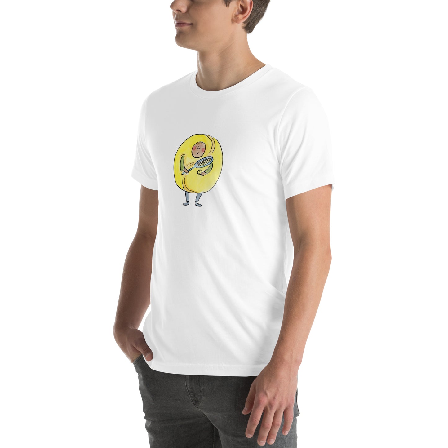 Tennis Ball Illustration by Rosie Brooks Unisex t-shirt