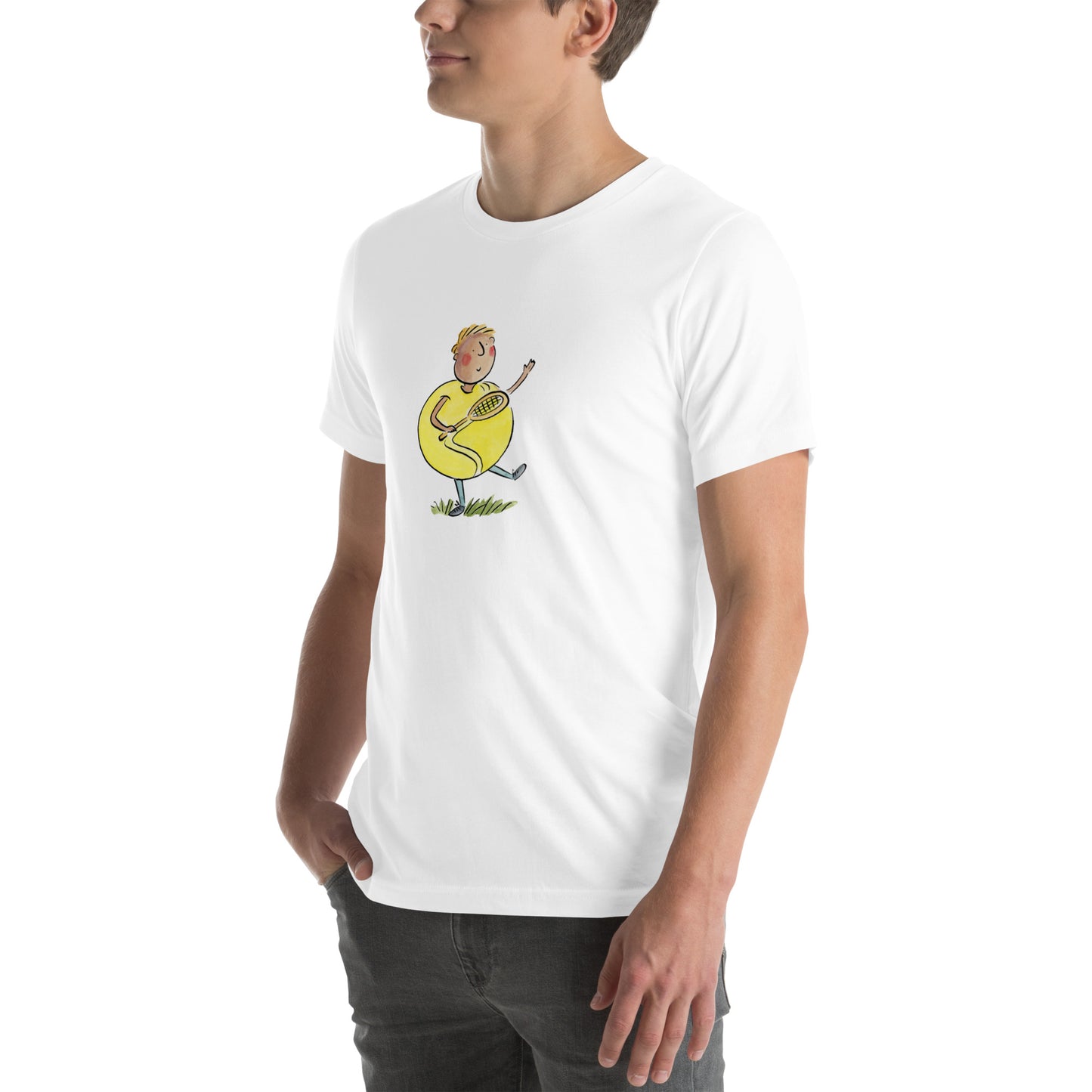 Tennis Ball Illustration by Rosie Brooks Unisex t-shirt