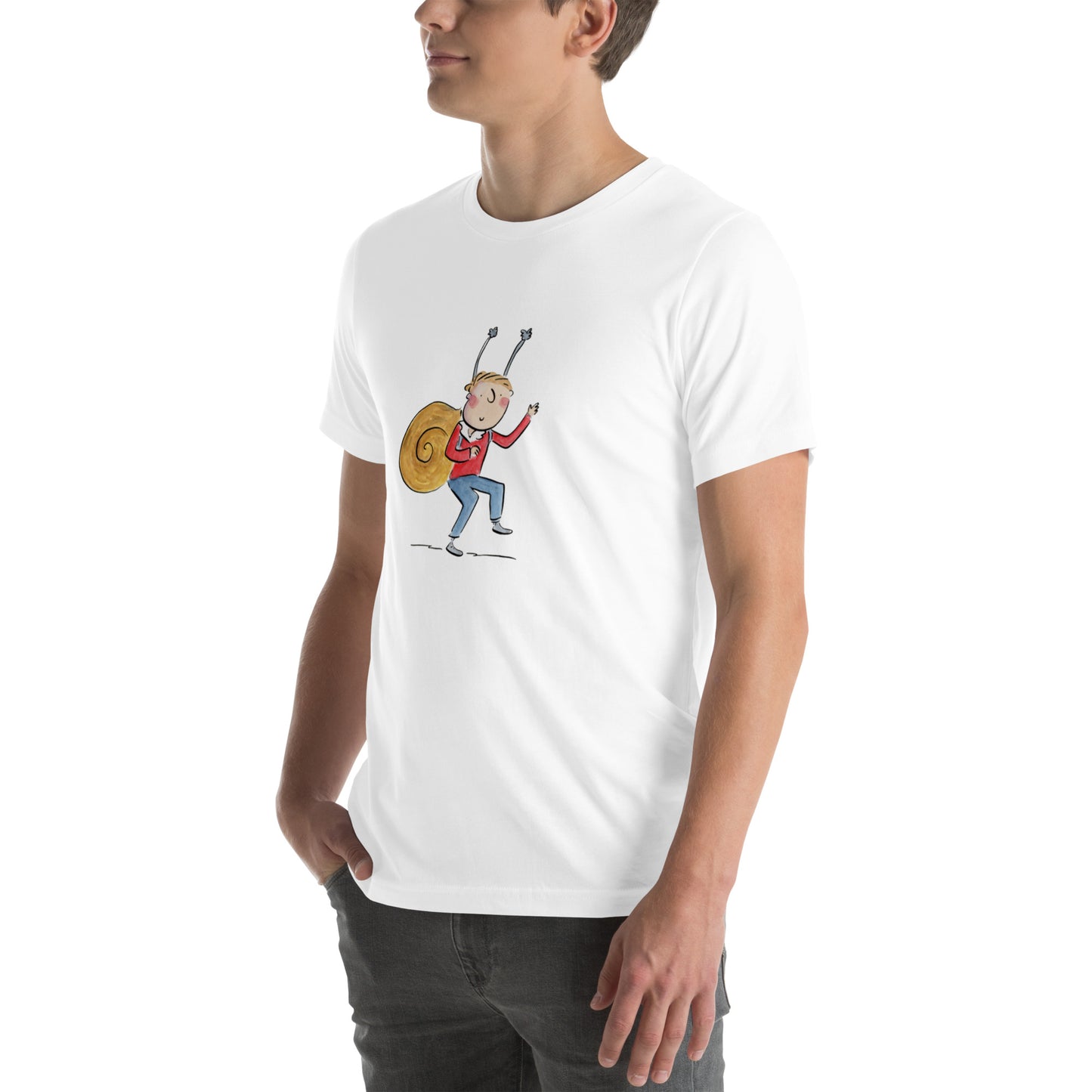 Snail Illustrations by Rosie Brooks Unisex t-shirt